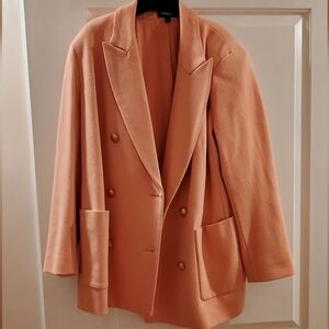 Express Women's Double-Breasted Coral Blazer
